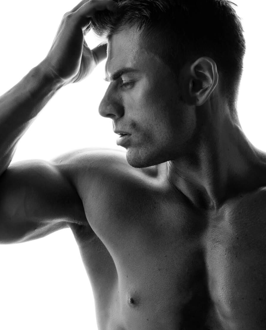 Man Looking to the Left